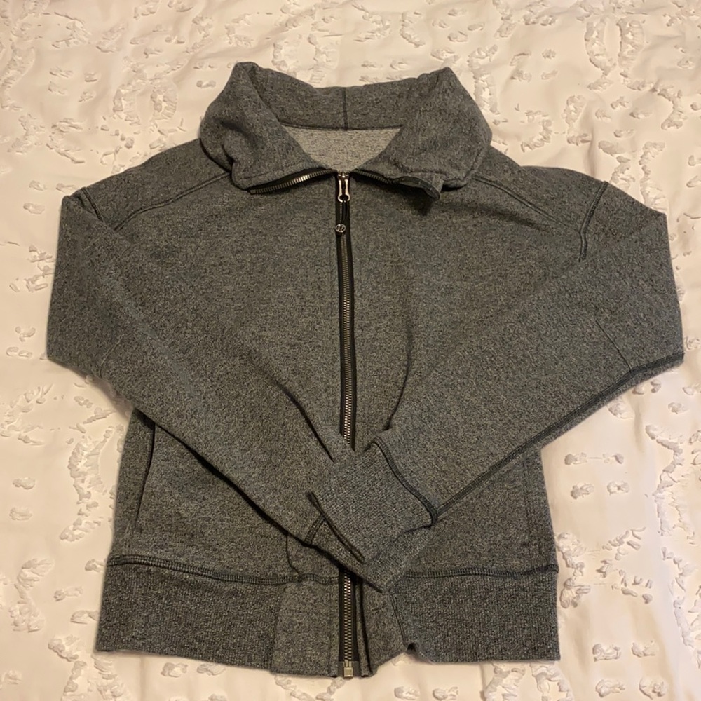 Grey LuluLemon zip up